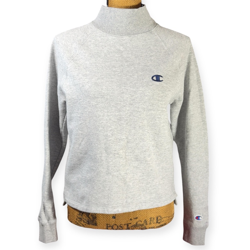 Champion gray mock turtleneck sweatshirt Women’s size XS | k
